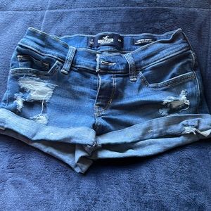 Denim shorts